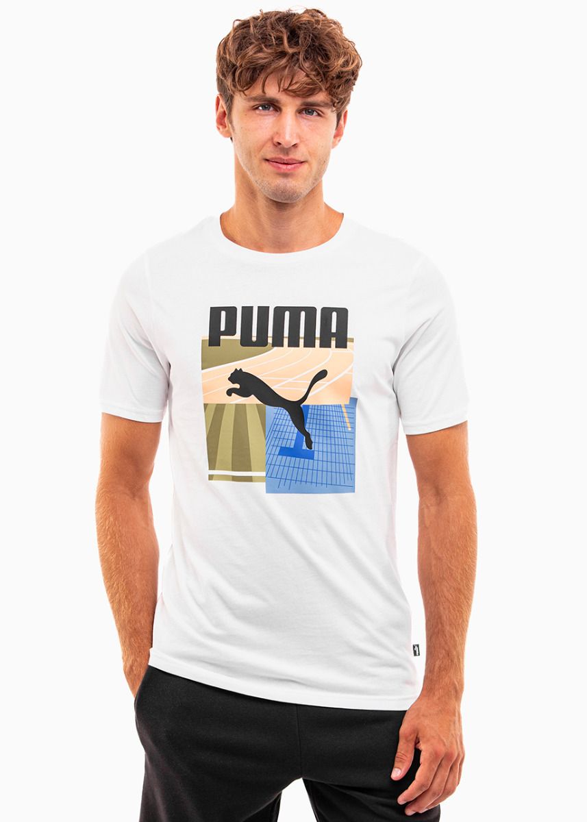 PUMA Herren T-Shirt GRAPHICS Summer Sports Tee II 627909 02