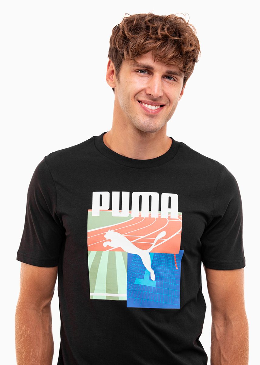 PUMA Herren T-Shirt GRAPHICS Summer Sports Tee II 627909 01