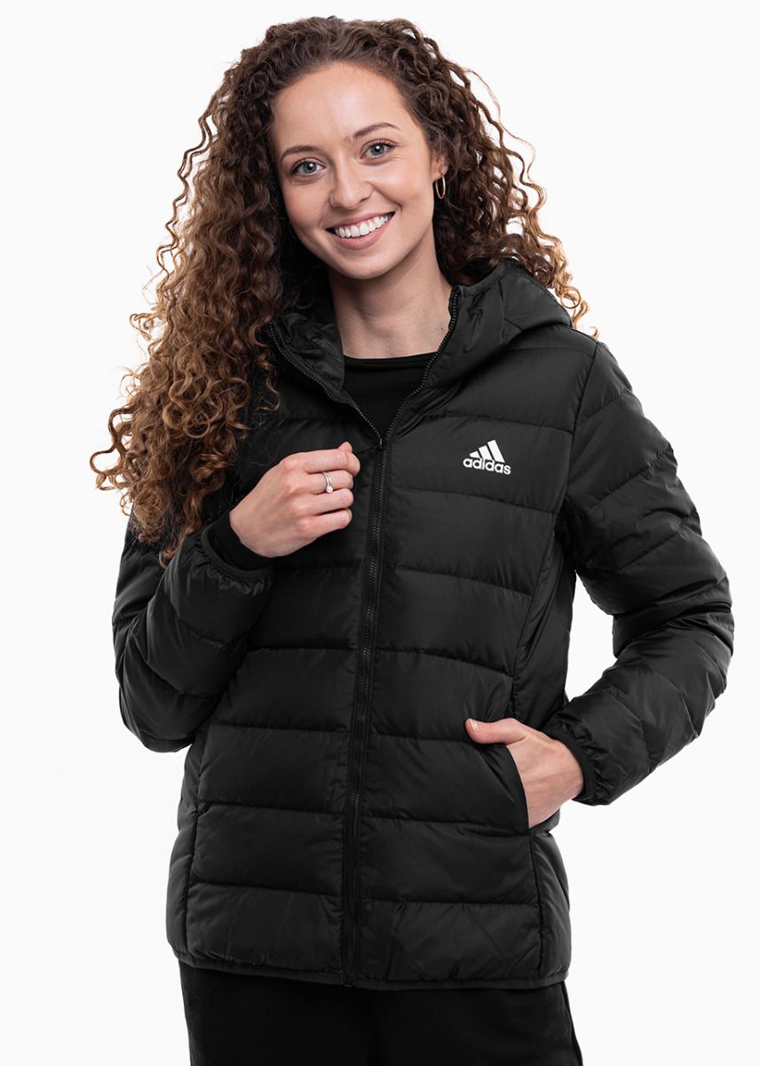 adidas Damenjacke Essentials Light Down Hooded HZ5724