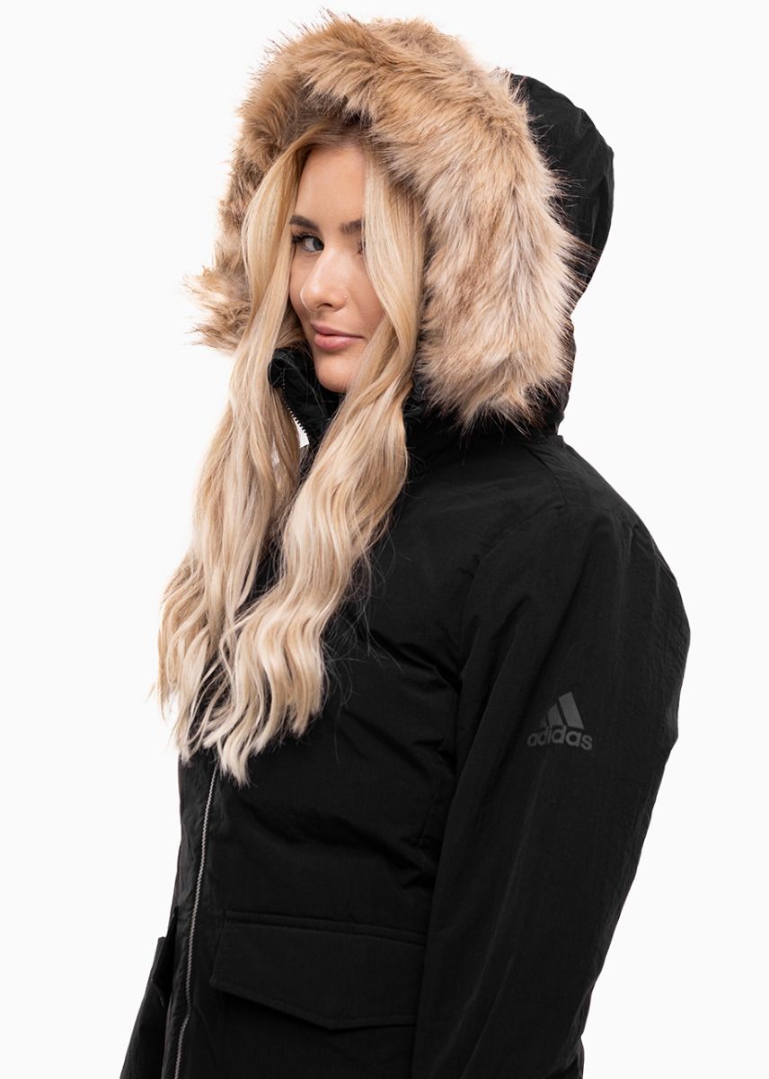 adidas Damenjacke Parka Hooded Fur IJ8260