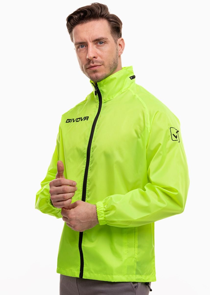 Givova Regenjacke Rain Basico Fluo RJ001 0019 Givova Regenjacke Rain Basico Fluo RJ001 0019