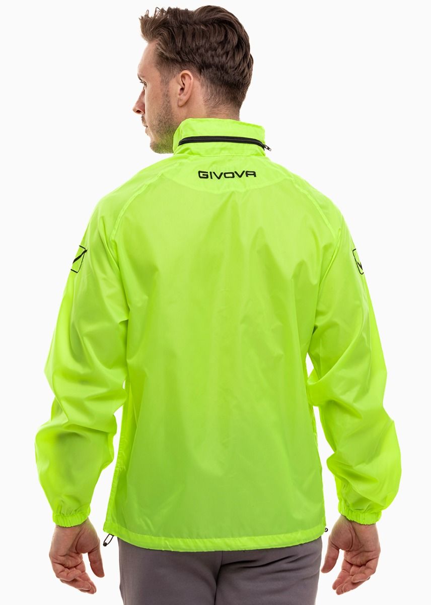 Givova Regenjacke Rain Basico Fluo RJ001 0019 Givova Regenjacke Rain Basico Fluo RJ001 0019