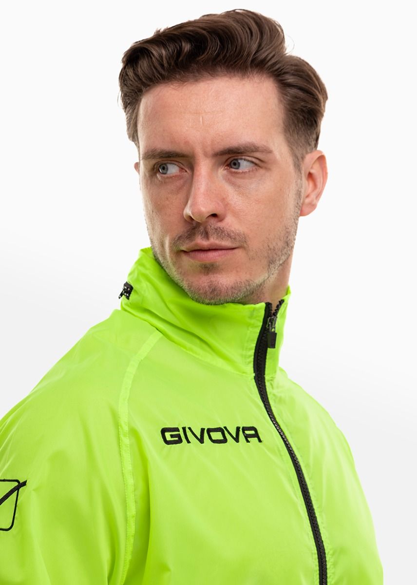 Givova Regenjacke Rain Basico Fluo RJ001 0019 Givova Regenjacke Rain Basico Fluo RJ001 0019