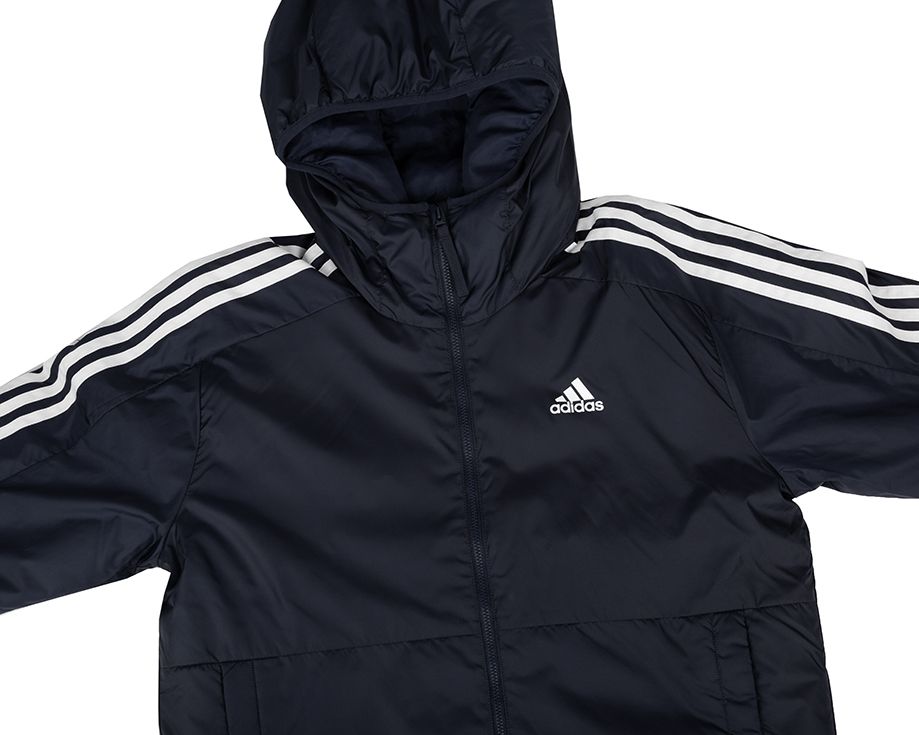 adidas Herrenjacke Essentials 3-Stripes Insulated Hooded IS1278