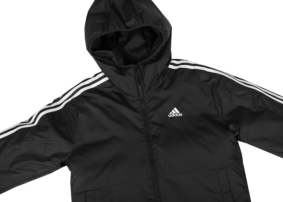 adidas Herrenjacke Essentials 3-Stripes Insulated Hooded IN7194