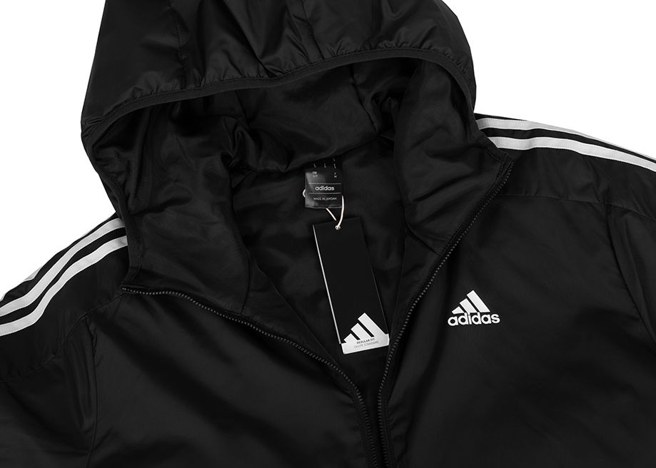 adidas Herrenjacke Essentials 3-Stripes Insulated Hooded IN7194