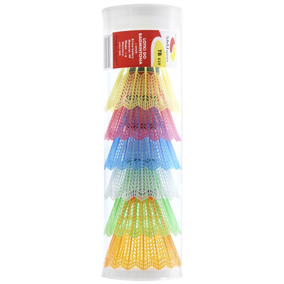 SMJ Badminton Federbälle TB020 Teloon 6pcs SMJ Badminton Federbälle TB020 Teloon 6pcs