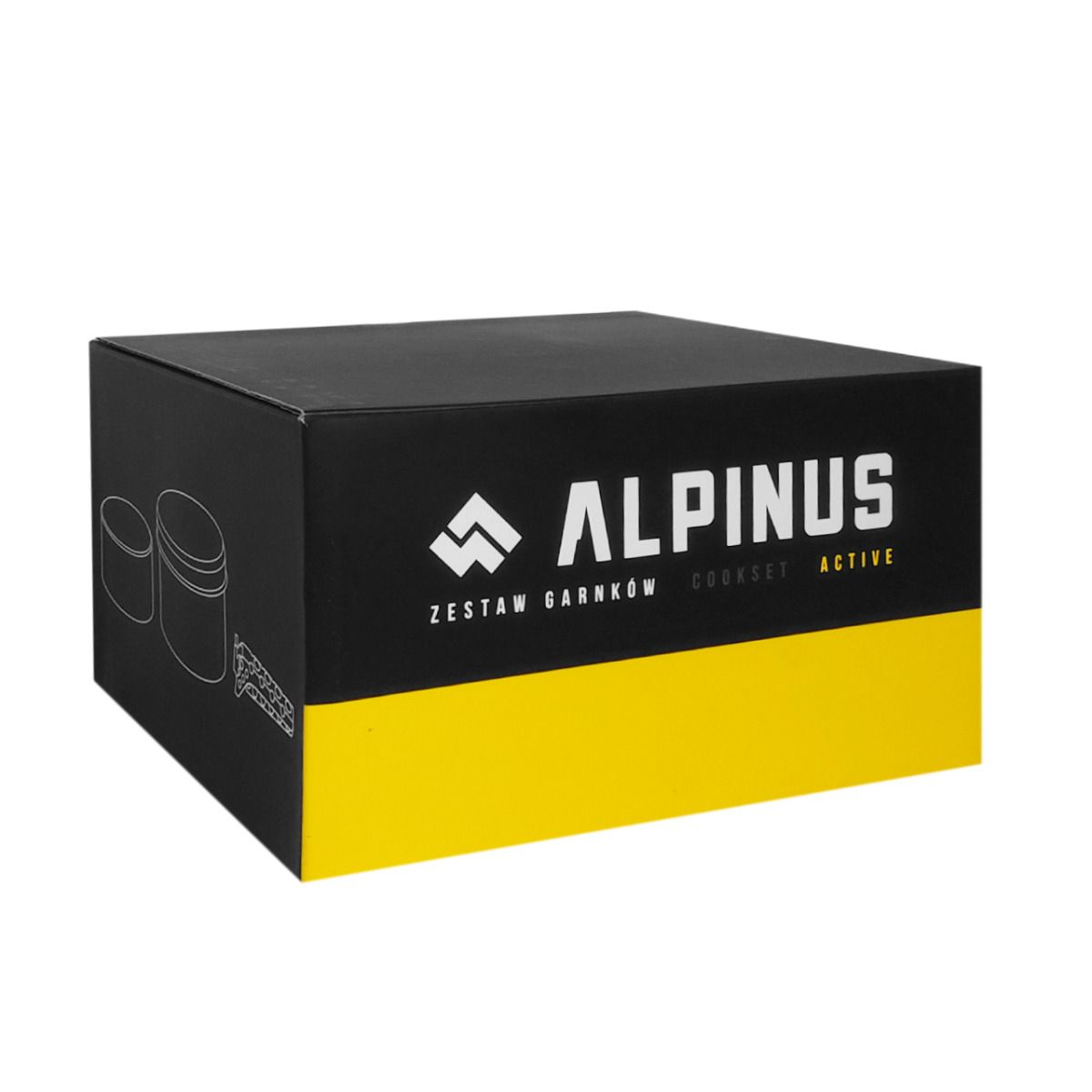 Alpinus Camping Kochgeschirr Set Jukatan DE11144