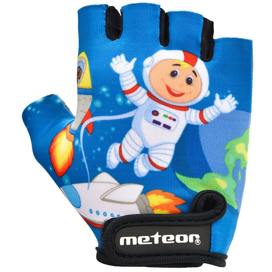Meteor Kinder-Fahrradhandschuhe Space Jr 26175-26176-26177 Meteor Kinder-Fahrradhandschuhe Space Jr 26175-26176-26177