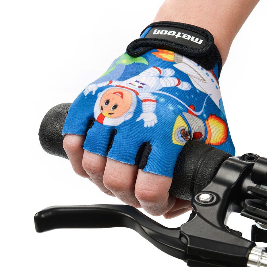 Meteor Kinder-Fahrradhandschuhe Space Jr 26175-26176-26177 Meteor Kinder-Fahrradhandschuhe Space Jr 26175-26176-26177