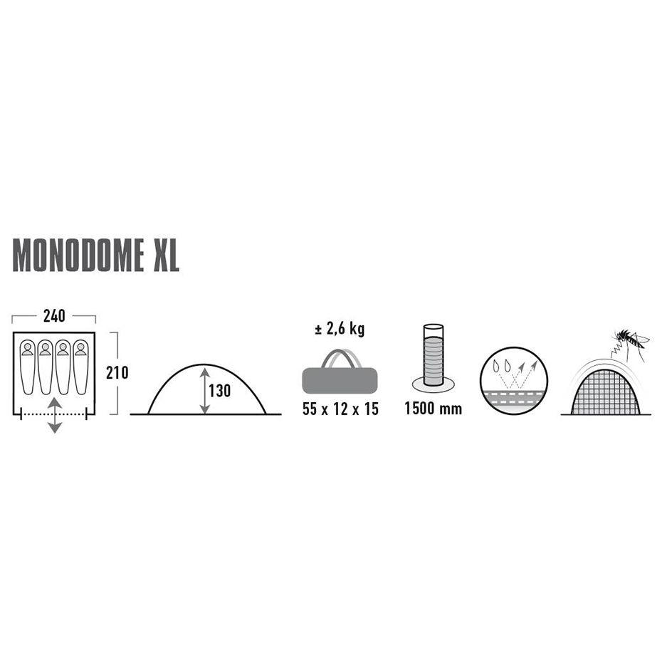 High Peak Kuppelzelt Monodome 4 10310
