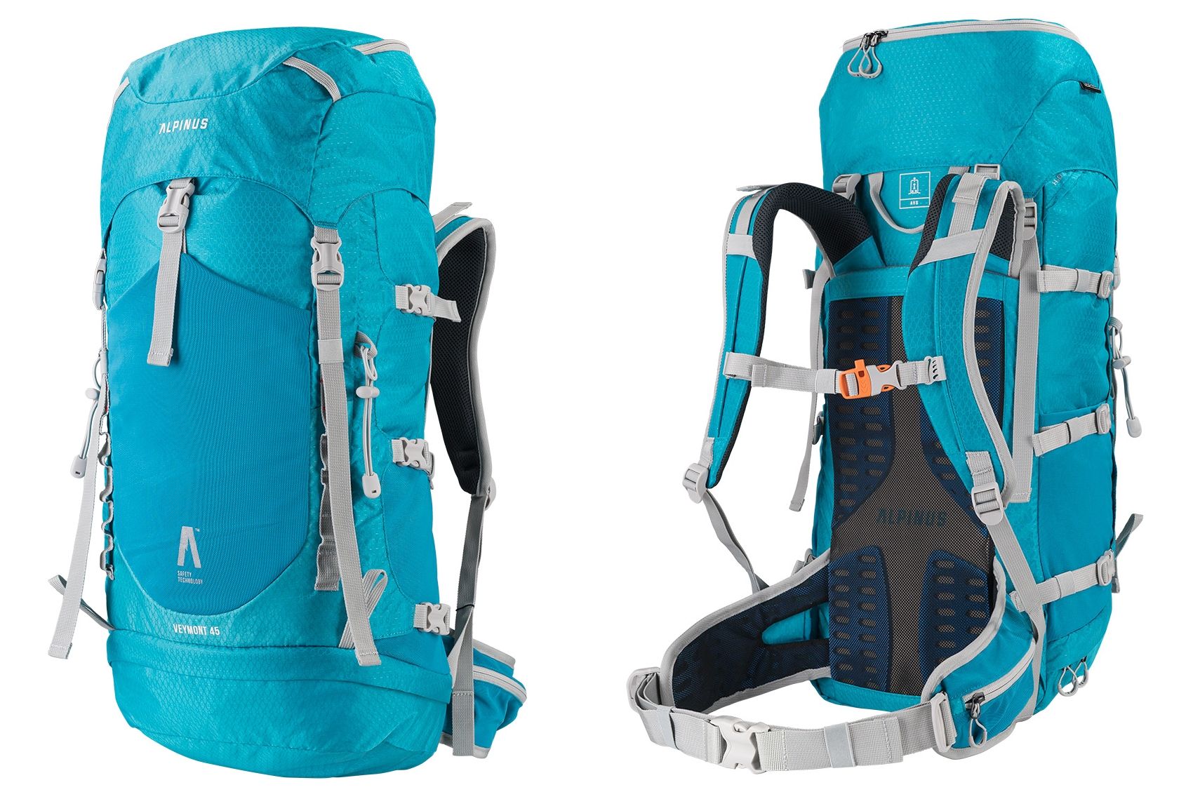 Alpinus Rucksack Travel Veymont 45 NH43550