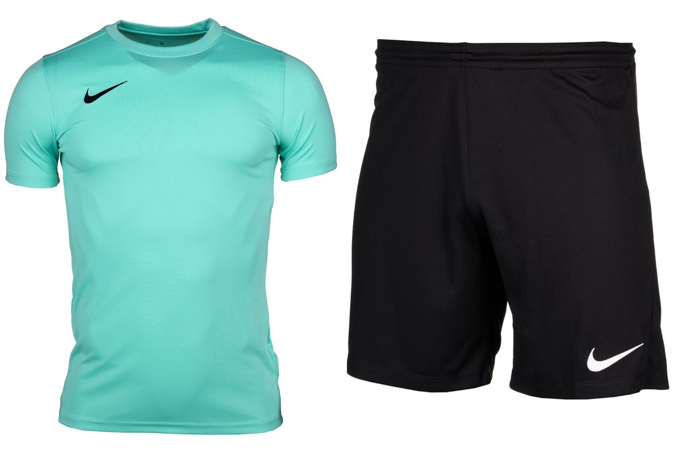 Nike Sport-Set T-shirt Kurze Hose Dry Park VII JSY SS BV6708 354/BV6855 010