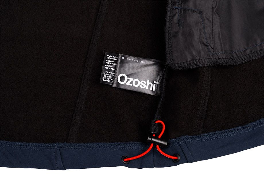 Ozoshi Herren Jacke softshell Shimoda O21F003 Dunkelblau