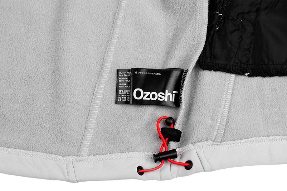 Ozoshi Herren Jacke softshell Shimoda O21F003 Grau