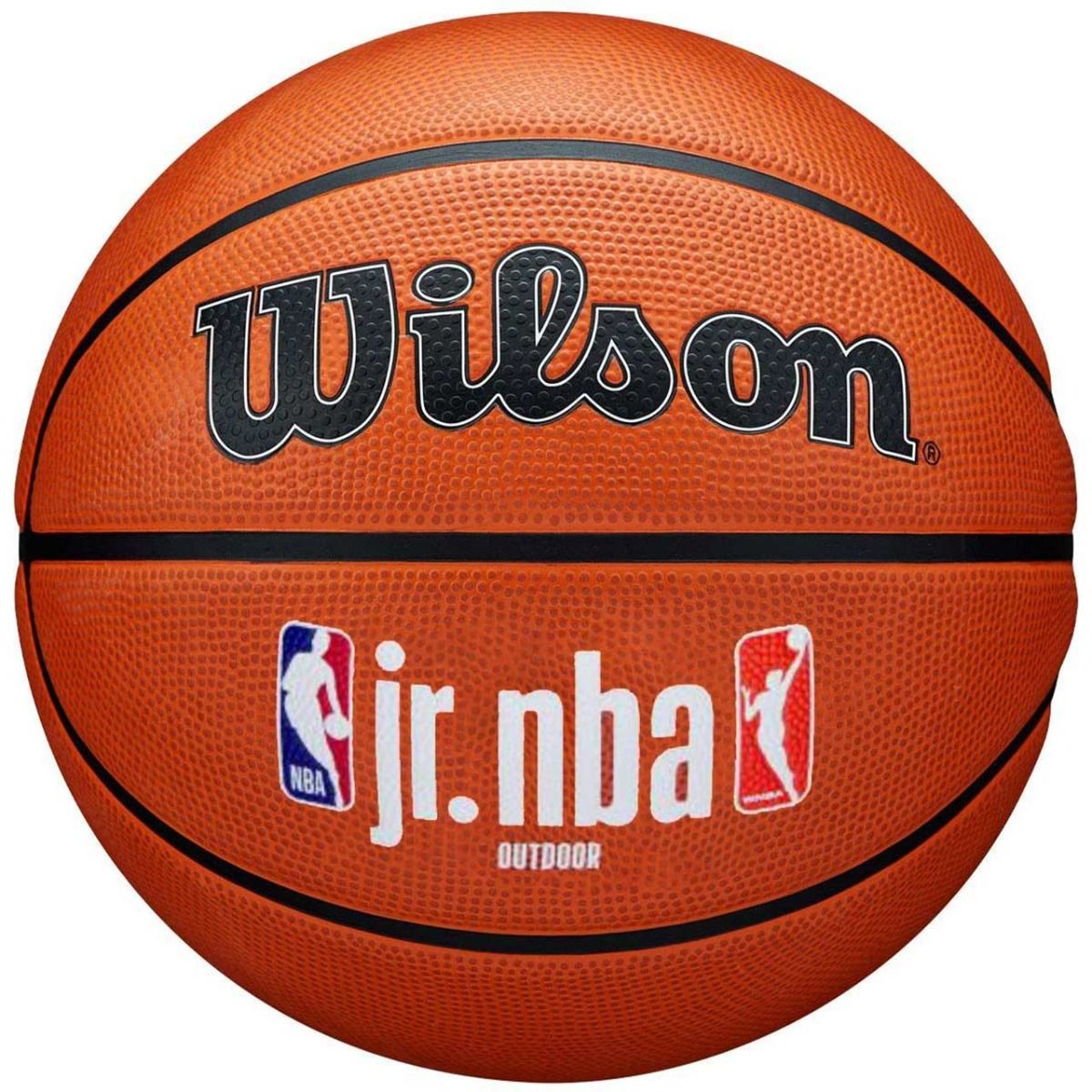 Wilson Basketball JR NBA Logo Auth Outdoor WZ3011801XB5