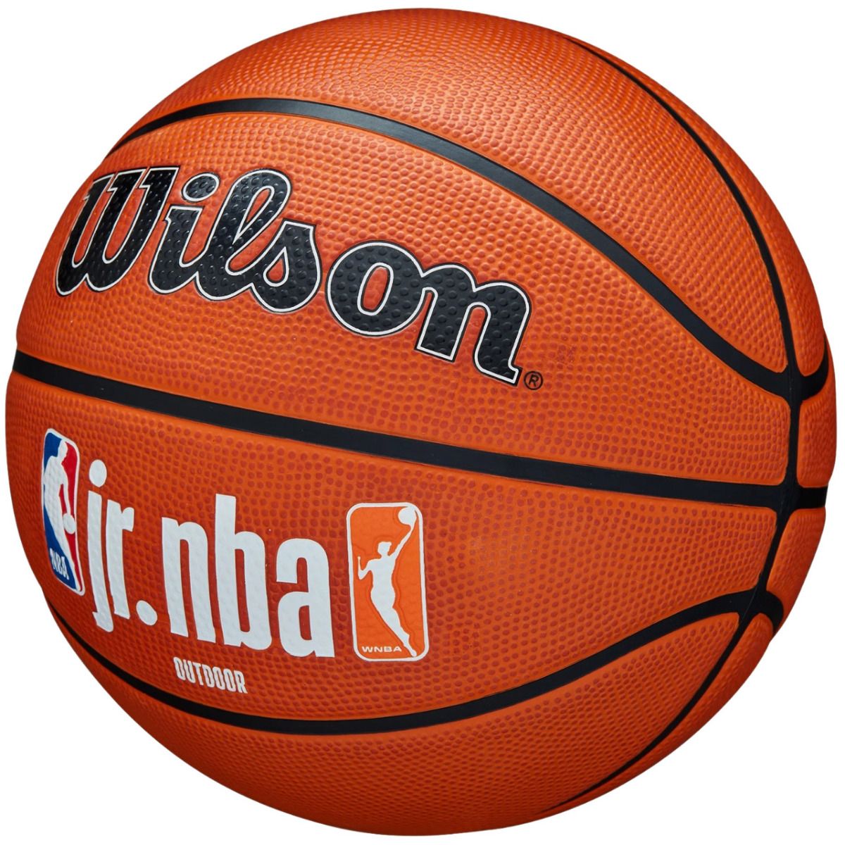 Wilson Basketball JR NBA Logo Auth Outdoor WZ3011801XB7