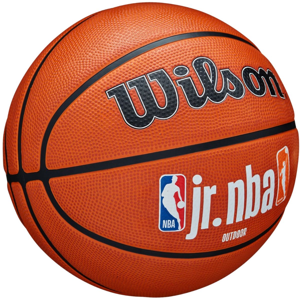 Wilson Basketball JR NBA Logo Auth Outdoor WZ3011801XB7