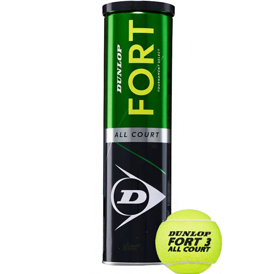 Dunlop Tennisbälle 4pcs Fort All Court Tournament Select