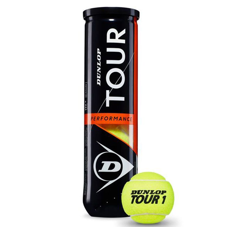 Dunlop Tennisbälle 4pcs Pro Tour Performance
