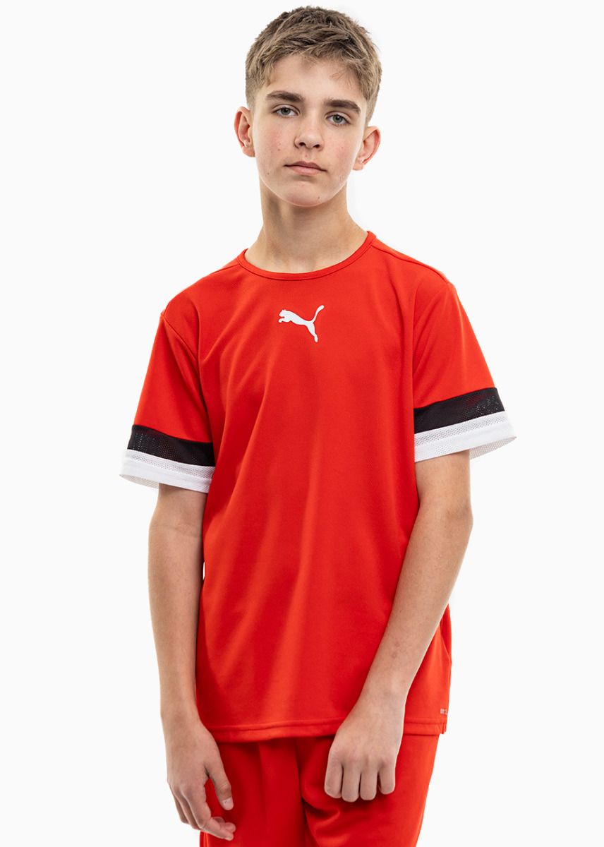 PUMA Kinder Sport-Set T-shirt Kurze Hose teamRISE Jersey Jr 704938 01/704943 01 PUMA Kinder Sport-Set T-shirt Kurze Hose teamRISE Jersey Jr 704938 01/704943 01