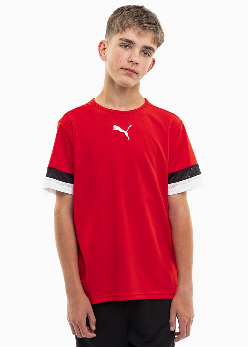 PUMA Kinder Sport-Set T-shirt Kurze Hose teamRISE Jersey Jr 704938 01/704943 04 PUMA Kinder Sport-Set T-shirt Kurze Hose teamRISE Jersey Jr 704938 01/704943 04