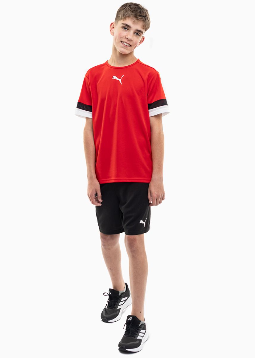 PUMA Kinder Sport-Set T-shirt Kurze Hose teamRISE Jersey Jr 704938 01/704943 04 PUMA Kinder Sport-Set T-shirt Kurze Hose teamRISE Jersey Jr 704938 01/704943 04