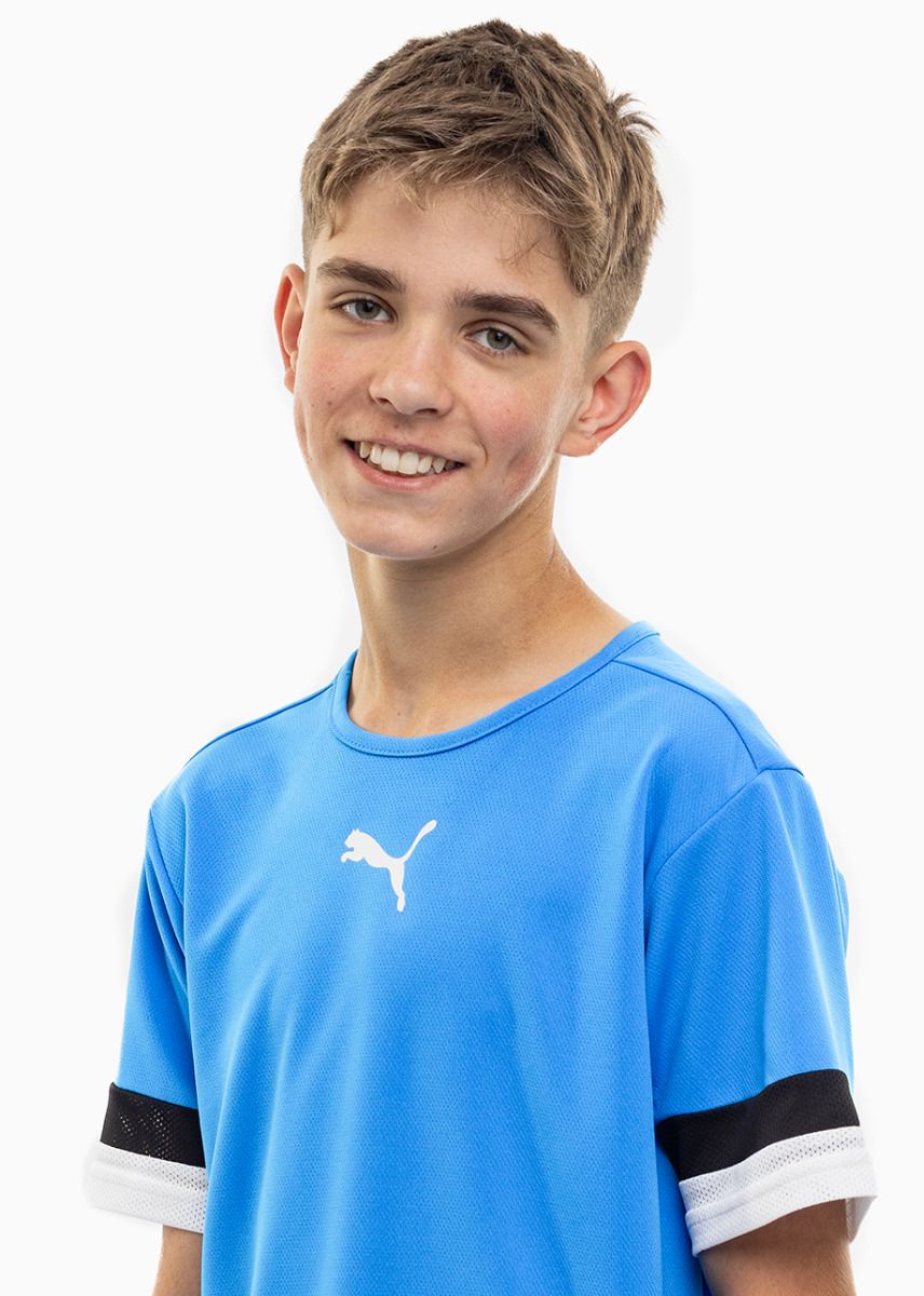 PUMA Kinder Sport-Set T-shirt Kurze Hose teamRISE Jersey Jr 704938 02/704943 02 PUMA Kinder Sport-Set T-shirt Kurze Hose teamRISE Jersey Jr 704938 02/704943 02