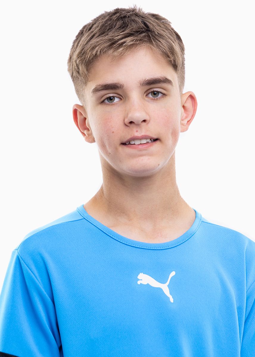 PUMA Kinder Sport-Set T-shirt Kurze Hose teamRISE Jersey Jr 704938 02/704943 04 PUMA Kinder Sport-Set T-shirt Kurze Hose teamRISE Jersey Jr 704938 02/704943 04