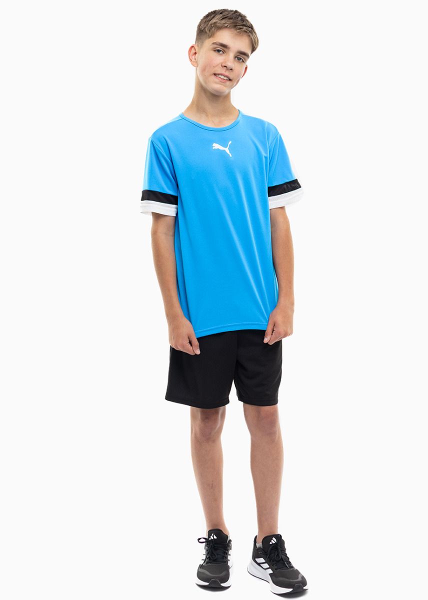PUMA Kinder Sport-Set T-shirt Kurze Hose teamRISE Jersey Jr 704938 02/704943 04 PUMA Kinder Sport-Set T-shirt Kurze Hose teamRISE Jersey Jr 704938 02/704943 04