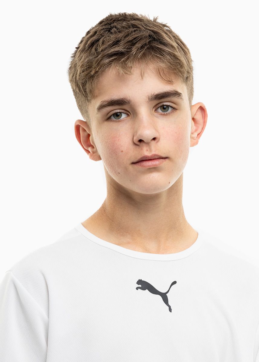 PUMA Kinder Sport-Set T-shirt Kurze Hose teamRISE Jersey Jr 704938 04/704943 03 PUMA Kinder Sport-Set T-shirt Kurze Hose teamRISE Jersey Jr 704938 04/704943 03