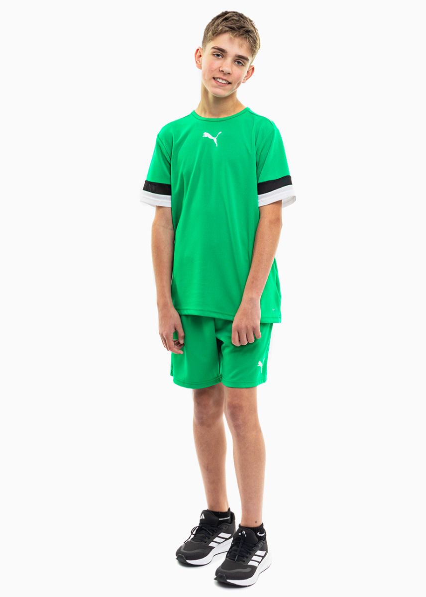PUMA Kinder Sport-Set T-shirt Kurze Hose teamRISE Jersey Jr 704938 05/704943 05 PUMA Kinder Sport-Set T-shirt Kurze Hose teamRISE Jersey Jr 704938 05/704943 05