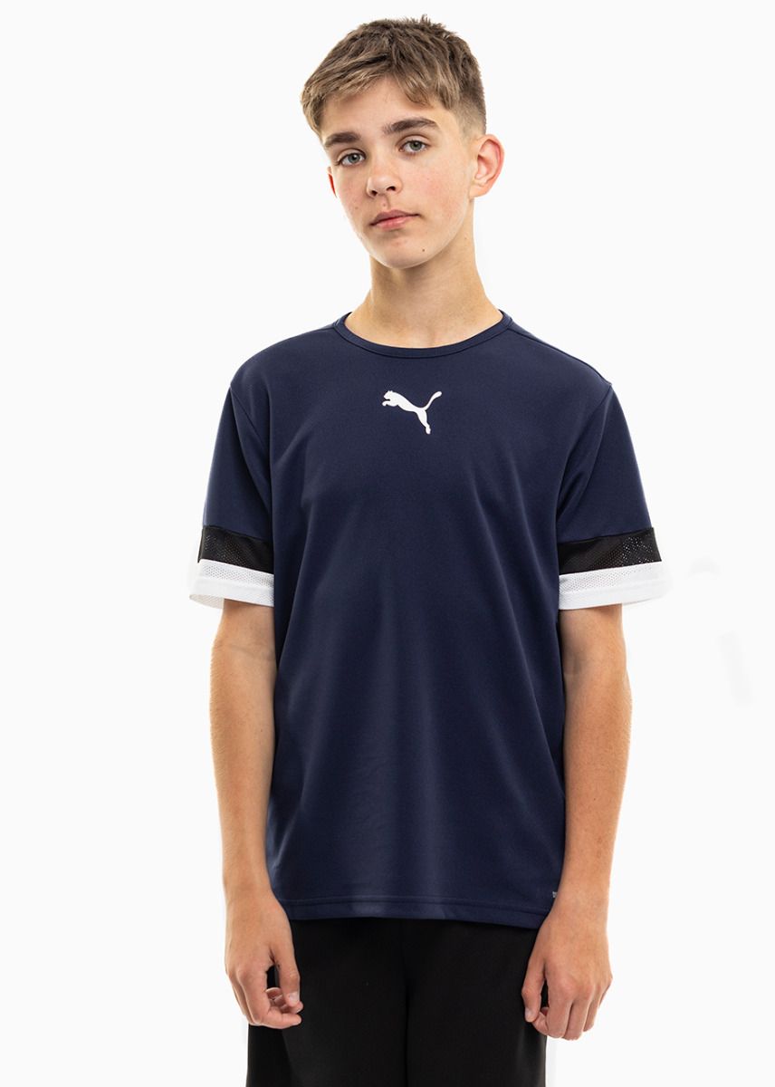 PUMA Kinder Sport-Set T-shirt Kurze Hose teamRISE Jersey Jr 704938 06/704943 04 PUMA Kinder Sport-Set T-shirt Kurze Hose teamRISE Jersey Jr 704938 06/704943 04