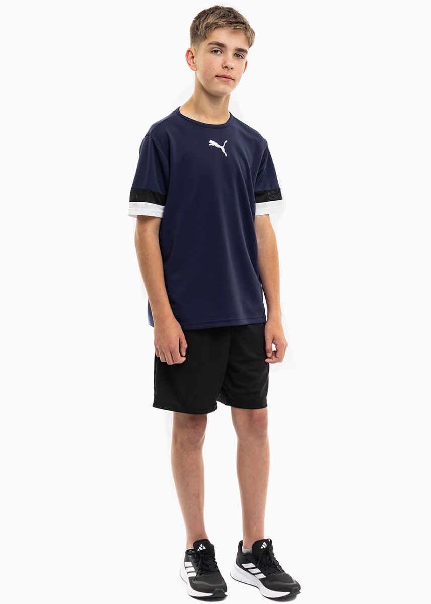 PUMA Kinder Sport-Set T-shirt Kurze Hose teamRISE Jersey Jr 704938 06/704943 04 PUMA Kinder Sport-Set T-shirt Kurze Hose teamRISE Jersey Jr 704938 06/704943 04