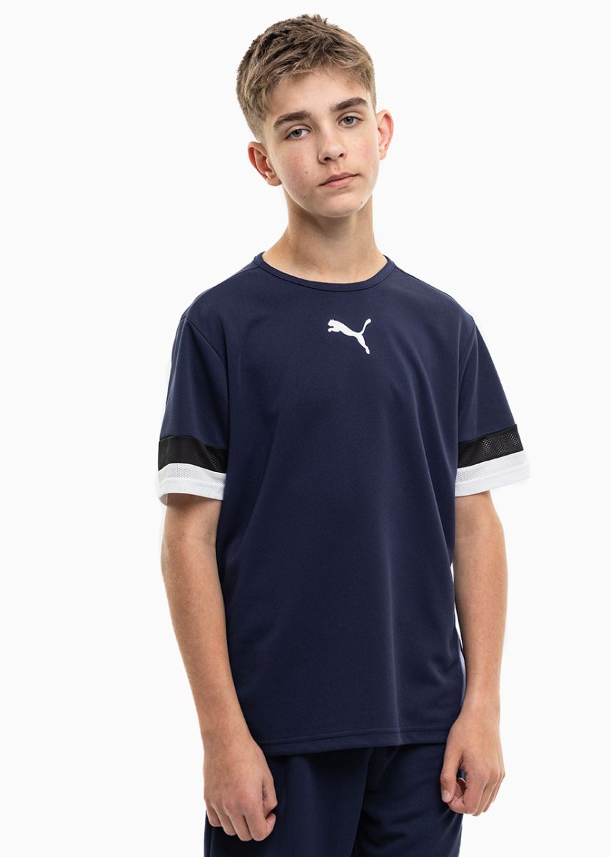 PUMA Kinder Sport-Set T-shirt Kurze Hose teamRISE Jersey Jr 704938 06/704943 06 PUMA Kinder Sport-Set T-shirt Kurze Hose teamRISE Jersey Jr 704938 06/704943 06