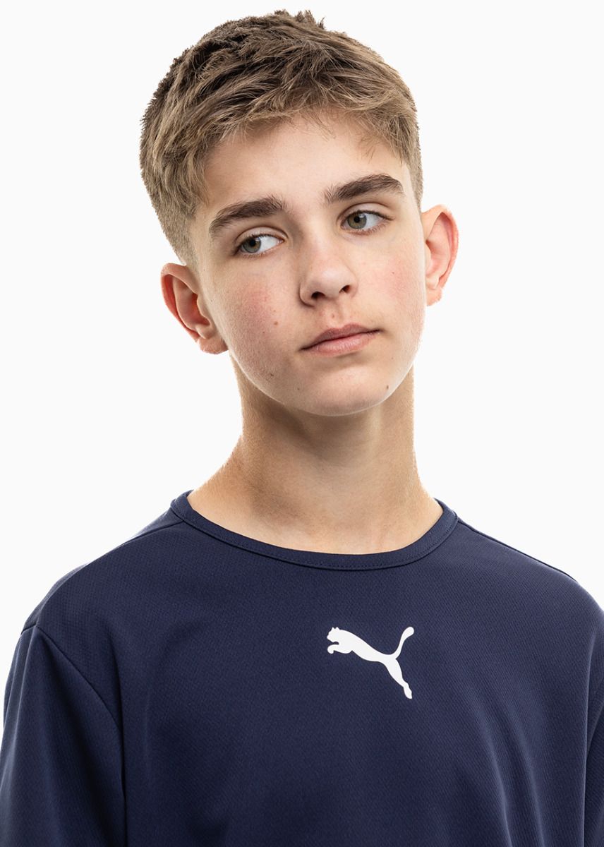 PUMA Kinder Sport-Set T-shirt Kurze Hose teamRISE Jersey Jr 704938 06/704943 06 PUMA Kinder Sport-Set T-shirt Kurze Hose teamRISE Jersey Jr 704938 06/704943 06