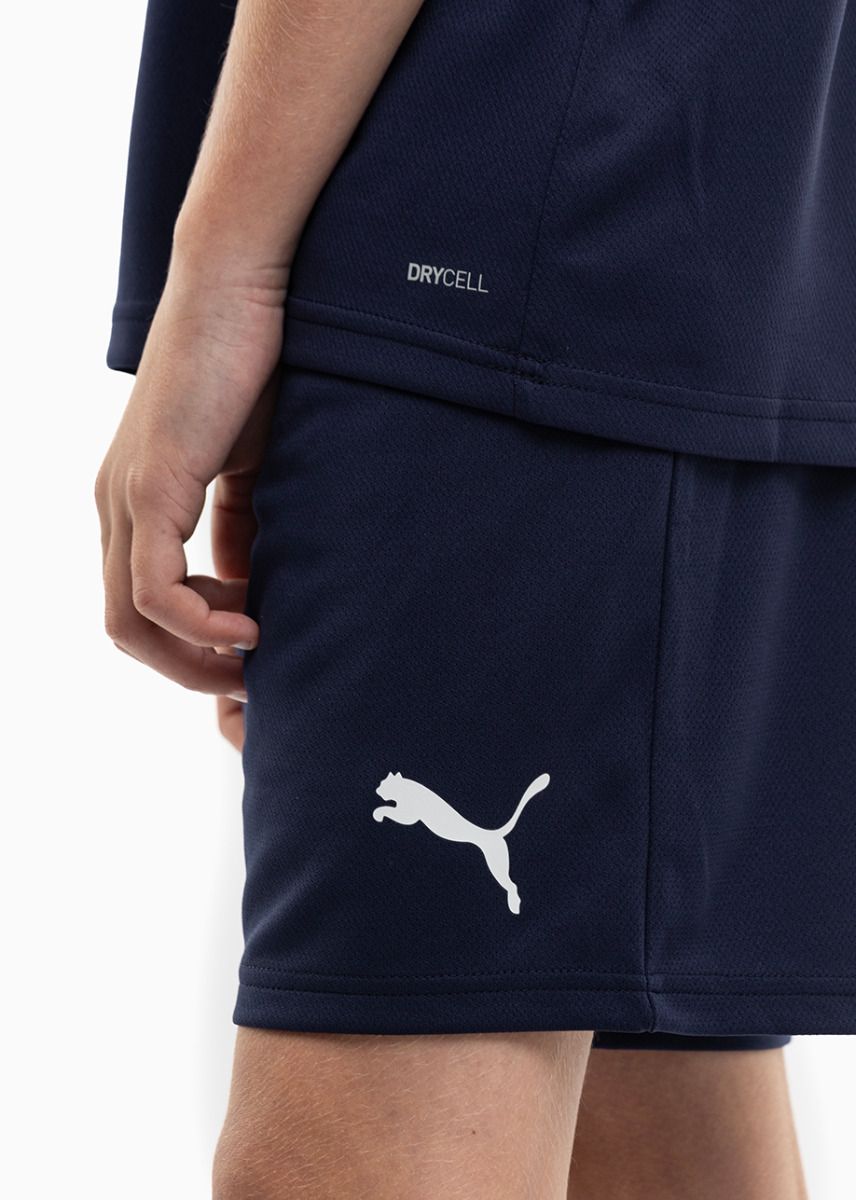 PUMA Kinder Sport-Set T-shirt Kurze Hose teamRISE Jersey Jr 704938 06/704943 06 PUMA Kinder Sport-Set T-shirt Kurze Hose teamRISE Jersey Jr 704938 06/704943 06
