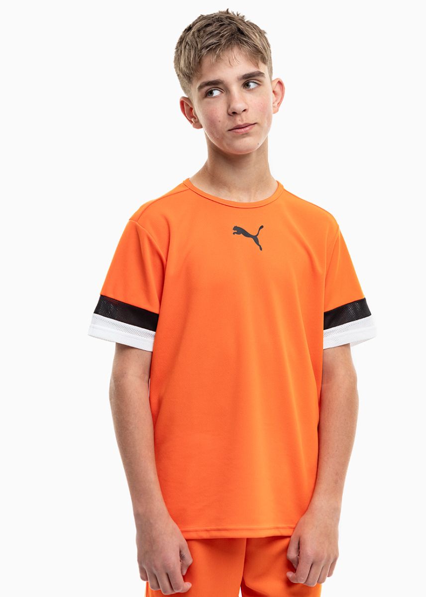 PUMA Kinder Sport-Set T-shirt Kurze Hose teamRISE Jersey Jr 704938 08/704943 08 PUMA Kinder Sport-Set T-shirt Kurze Hose teamRISE Jersey Jr 704938 08/704943 08