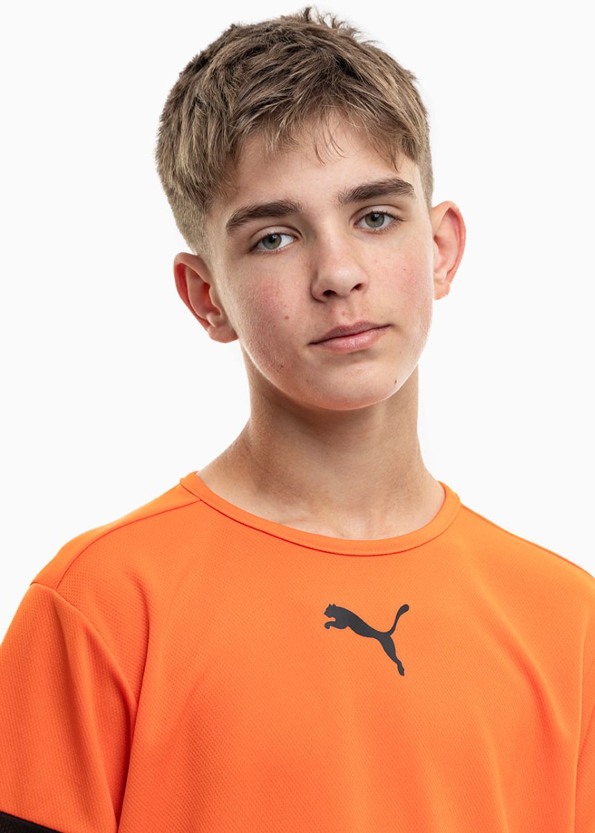 PUMA Kinder Sport-Set T-shirt Kurze Hose teamRISE Jersey Jr 704938 08/704943 08 PUMA Kinder Sport-Set T-shirt Kurze Hose teamRISE Jersey Jr 704938 08/704943 08