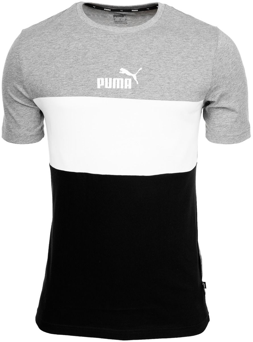 PUMA Herren-T-Shirt ESS+ Colorblock Tee 586908 03