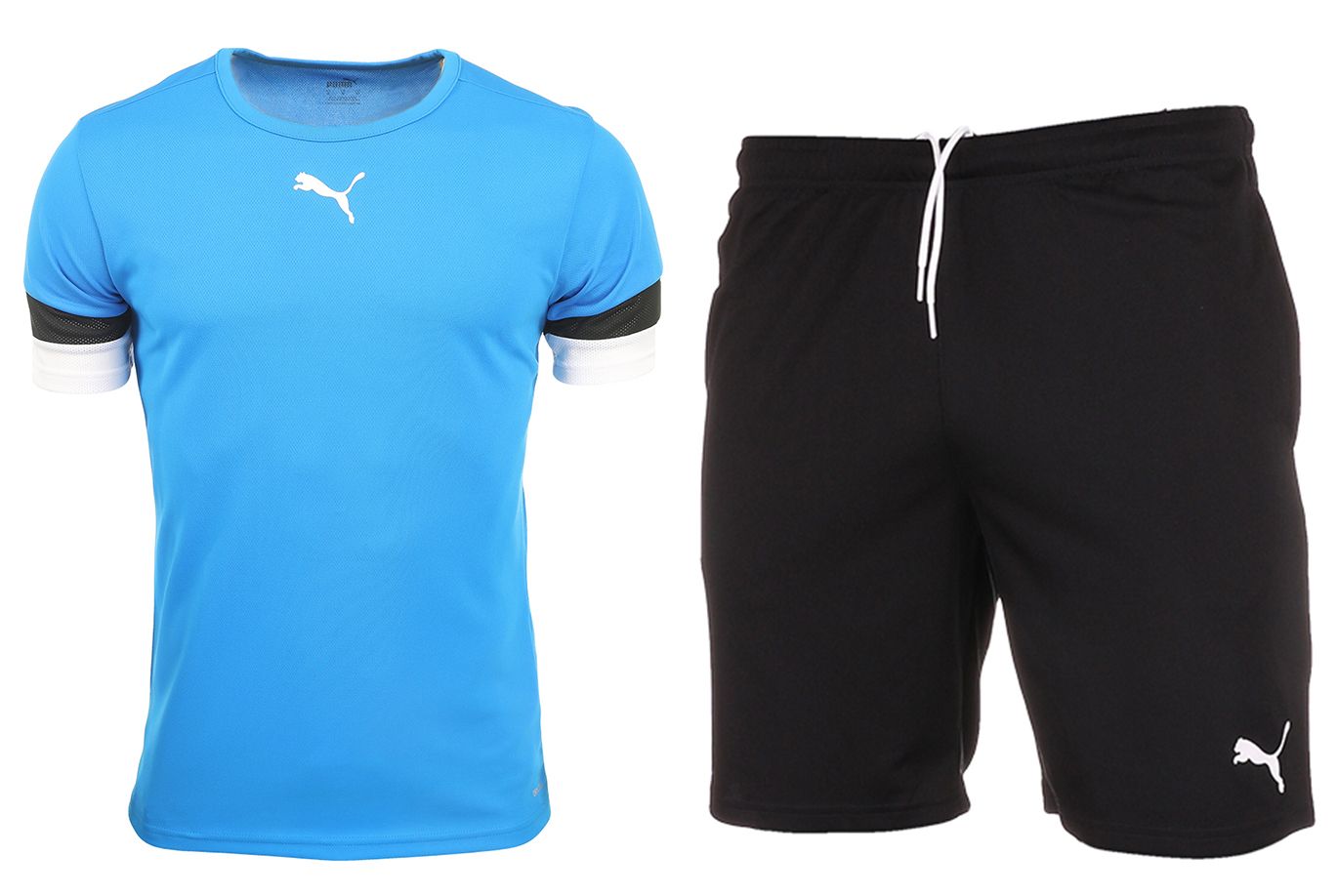 PUMA Sport-Set T-shirt Kurze Hose teamRISE Jersey 704932 02/704942 04