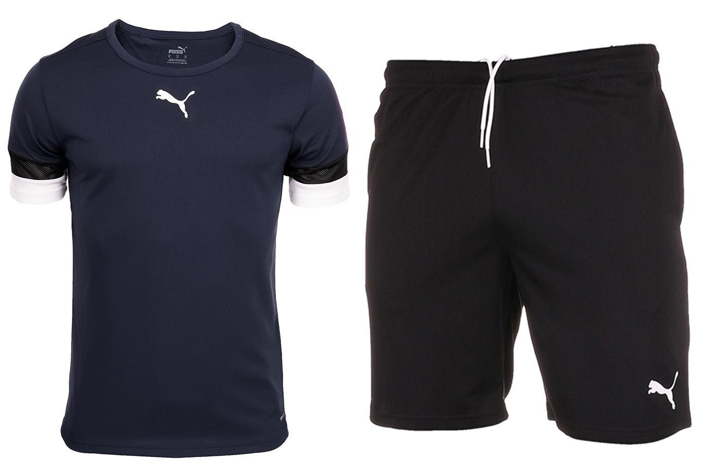 PUMA Sport-Set T-shirt Kurze Hose teamRISE Jersey 704932 06/704942 04