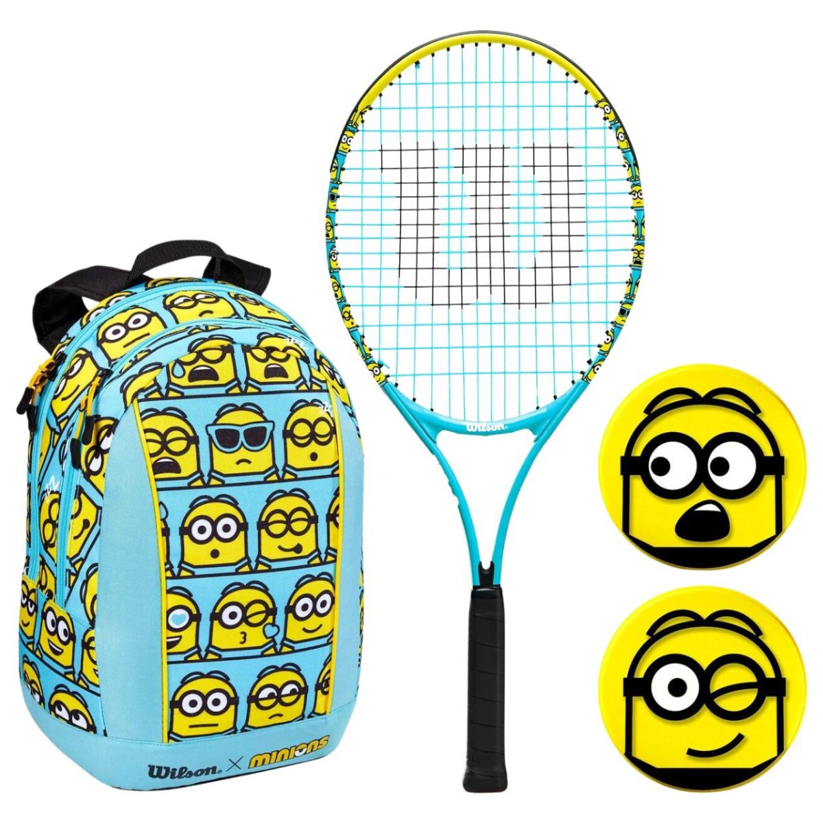 Wilson Kinder Tennisset Minions 2.0 Junior Kit 25 3 7/8 WR097510F