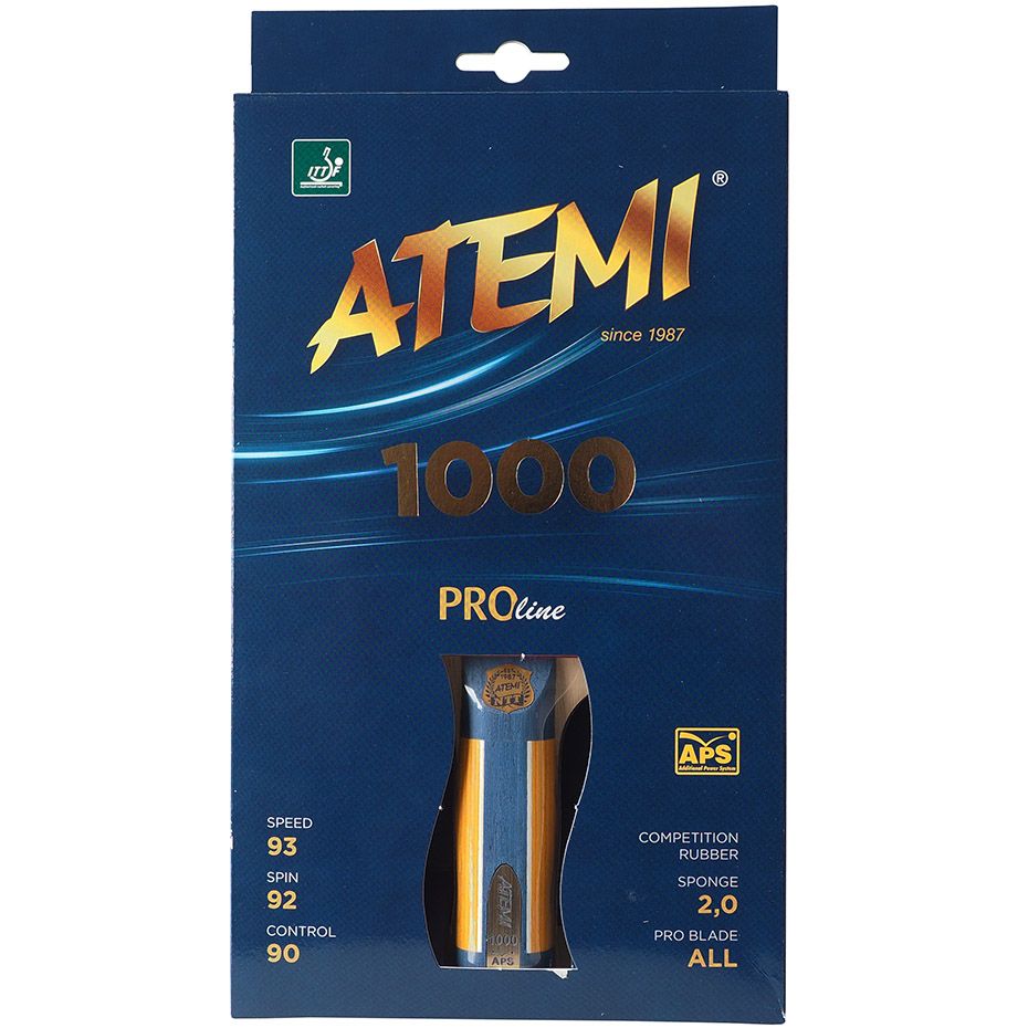 Atemi Tischtennisschläger New 1000 Pro concave