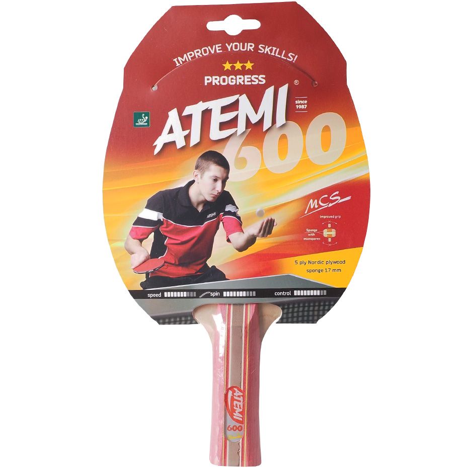 Atemi Tischtennisschläger New 600 anatomical