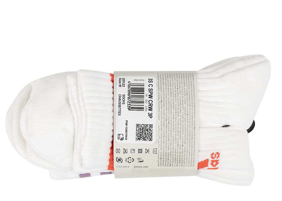 adidas Socken 3-Stripes Cushioned Crew Socks 3P IZ0122