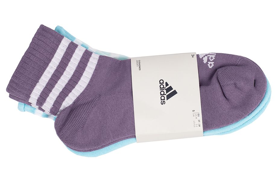 adidas Socken 3-Stripes Cushioned Sportswear Mid-Cut Socks 3P IJ8263