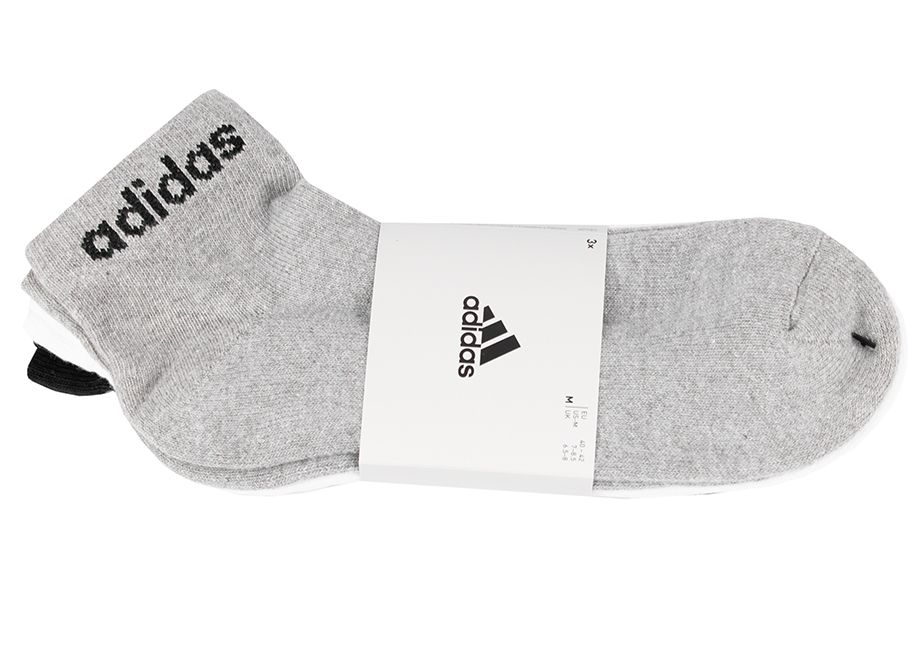 adidas Socken Linear Ankle Socks Cushioned Socks 3p IC1304