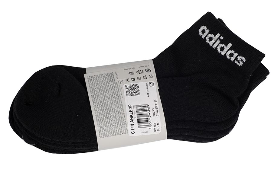 adidas Socken Linear Ankle Socks Cushioned Socks 3p IC1303