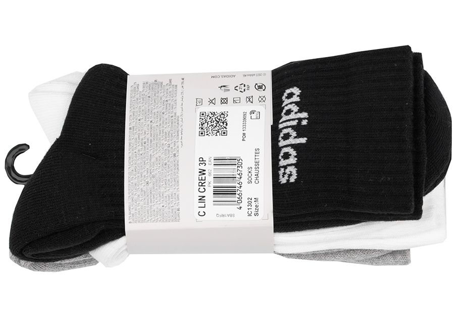 adidas Socken Linear Crew Cushioned Socks 3P IC1302